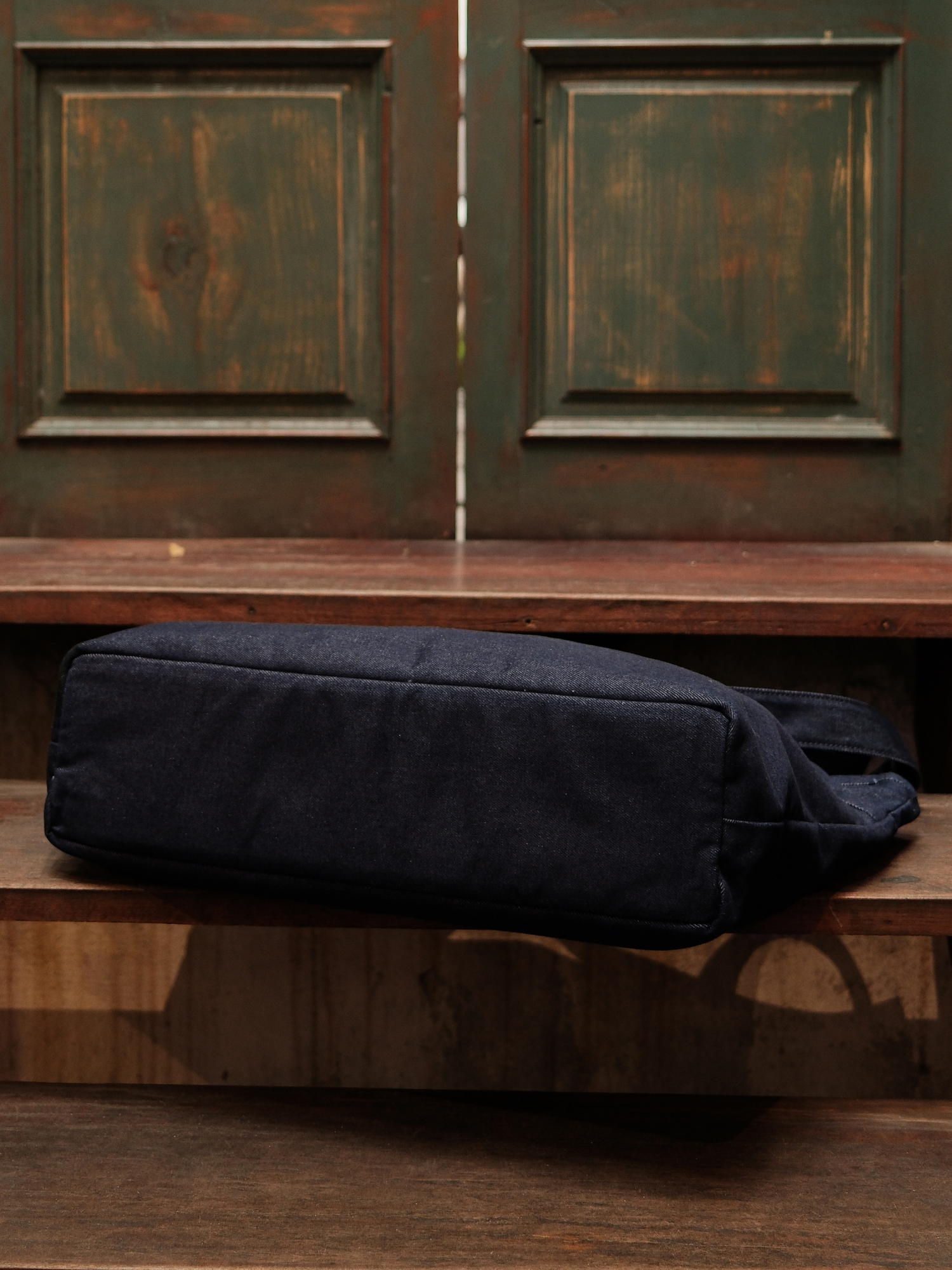 Wide Tote – Indigo Denim – Large