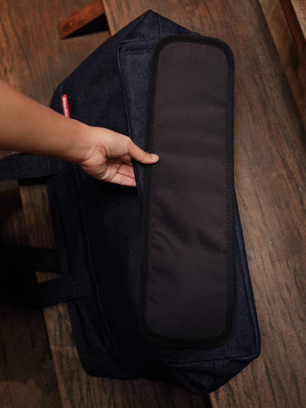 Wide Tote – Indigo Denim – Large